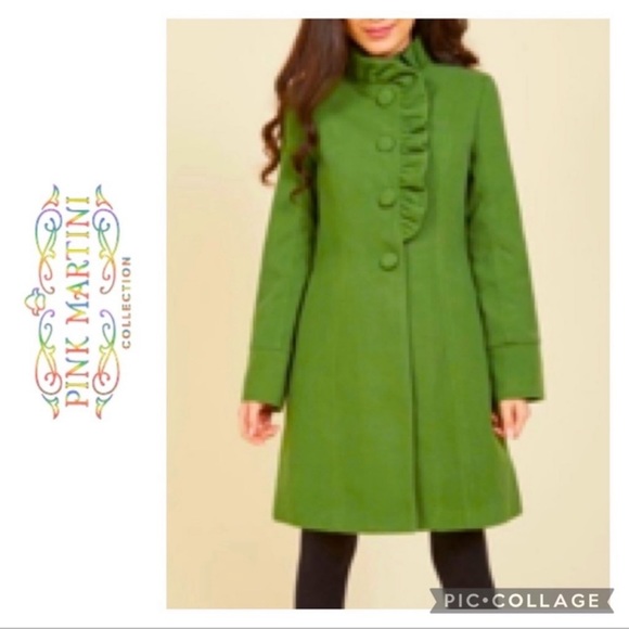 Pink Martini Jackets & Blazers - PINK MARTINI | SUPER RARE Vintage ModCloth Pea Coat 💎💎💎